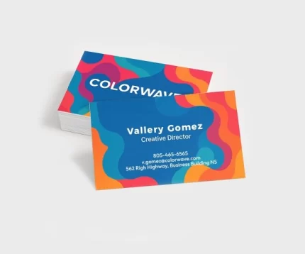 Aluminium business card